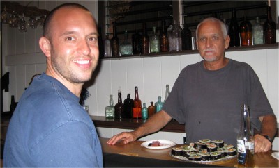 At an old timers party with Robert. Hilo, HI. June 2009.