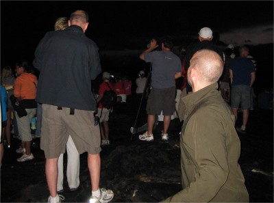 Here I am finding out that tourist attractions are a waste of time because of so many, ahem, tourists. Kilauea Volcano, HI. June 2009.