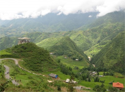 Cat Cat is a village in NW Vietnam. The beauty is unmatched with anyplace I've ever been. The unfinished building to the left is the filming location for the Amazing View video. As I rode a motorbike throughout the region, I saw countless fairytale-like vistas. Should I ever return to Vietnam, seeing this region again will be the reason!