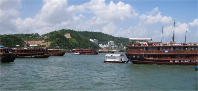 Hundreds of boats are dedicated to moving thousands of tourists around Halong Bay. The Vietnamese have turned the logistics into a work of art. Take a tour in Vietnam, and you'll see that these people have capitalism in their blood.