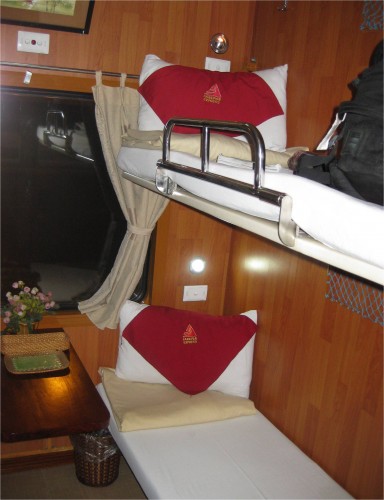 Taking an overnight train ride from Hanoi to Loi Cai costs $16-$25 if you want the top of the line service. I like air conditioning and a soft bed when trying to sleep, so I went for the best Vietnam has to offer. This is it.