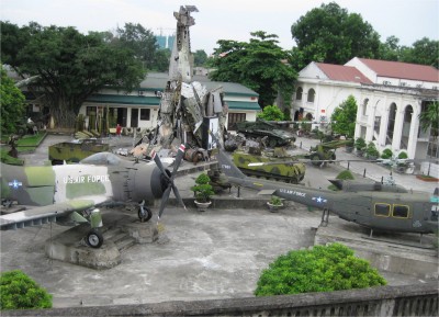 Another war museum in Hanoi shows more of their war trophies. Of course, they don't tell the fates of the servicemen who operated this equipment.