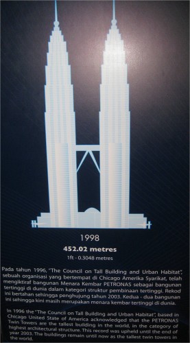 I checked out all the history while waiting for my chance to see Kuala Lumpur from the SKybridge.