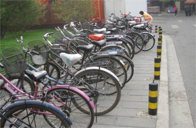 Yep, bicycles are still popular in China!